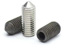  Hernyócsavar kúpos végű belsőkulcsnyílású DIN 914 / ISO 4027 M10x16 45H natúr (00914100001604502000)