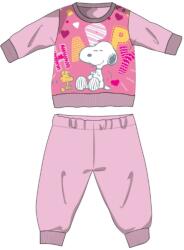 Exity Snoopy hosszú vékony baba pizsama (SNO0344_vro_80)