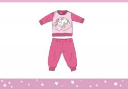 Exity Unikornis téli pamut baba pizsama (UNI-2044-1043_roz_92)