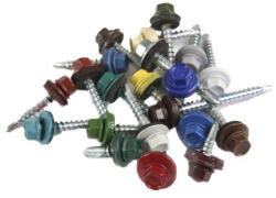  Csarnoképítő fűzőcsavar (k=4.9-5.1) EPDM-mel, RAL1021 (repcesárga), 4, 8x19V14 (11705048001900051021)