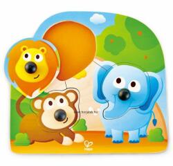 Hape Fogantyús puzzle - bébi vadállatok 12 hó+ (HP E1310A)