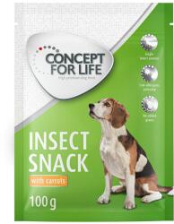 Concept for Life Concept for Life Insect Snack Pachet economic 3 x 100 g - Morcov