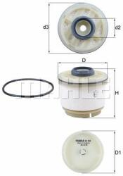 MAHLE filtru combustibil MAHLE KX 268D (KX 268D) - automobilus