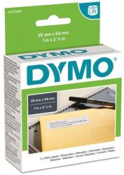 DYMO Etikett Dymo LW nyomtatóhoz 25x54mm, 500 db etikett/doboz, Original, fehér (S0722520) - web24