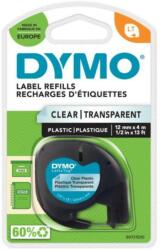 DYMO Feliratozógép szalag Dymo Letratag S0721530/12268 12mmx4m, ORIGINAL, víztiszta (S0721530) - web24