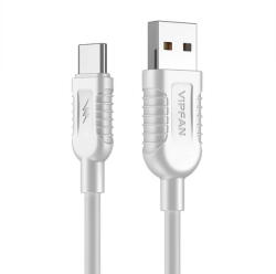 Vipfan USB to USB-C cable Vipfan X04, 5A, 1.2m (white) (25511) - pcone