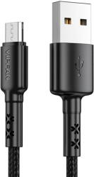 Vipfan USB to Micro USB cable Vipfan X02, 3A, 1.2m (black) (25501) - pcone