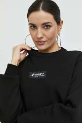 Kangol felső fekete, unisex, nyomott mintás - fekete S - answear - 34 990 Ft