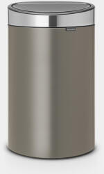 Brabantia Touch Bin New érintésre nyíló szemetes 40 liter Platinum - 114885