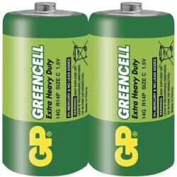 GP Batteries Greencell Baby C (R14) elem 2db/zsugor B1230 (B1230)