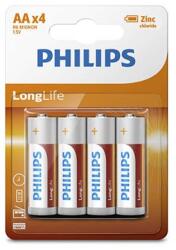 Philips R6L4B/10 ELEM LONGLIFE AA 4-BLISZTER (R6L4B/10)