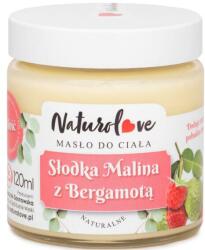 Naturolove Ulei natural pentru corp Zmeură dulce cu bergamotă - Naturolove Body Butter 120 ml