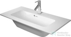 Duravit ME BY STARCK 83x40 cm-es bútorral aláépíthető mosdó, White Satin matt, 2342833200 (2342833200)