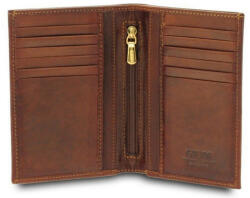Giudi férfi bőr irattárca, bankkártya tartó, barna 12, 5 x 10 cm (G-6442-GD-marrone)