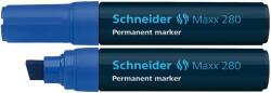 Schneider Permanent marker SCHNEIDER Maxx 280, varf tesit 4+12mm - albastru (S-128003) - officeclass