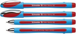 Schneider Pix SCHNEIDER Slider Memo XB, rubber grip, accesorii metalice - scriere rosie (S-150202) - officeclass