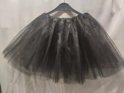  tüll szoknya (3 rétegű), felnőtt méret-fekete