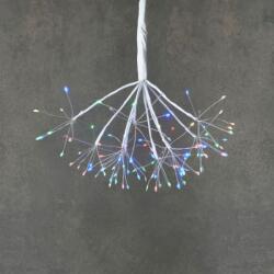 LucaLight Dandelion hanging silver twinkling színes led fényfűzér 80 égõvel