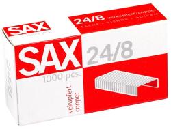 Sax Tűzőkapocs, 24/8, réz, Sax (7330002000) - pencart