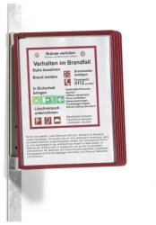 Durable Bemutatótábla tartó, Durable Vario Magnet Wall 5, piros (DU591403)