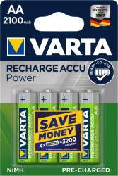 VARTA Elem tölthető akku előtöltött AA ceruza 2100 mAH Power 4 db/csomag, Varta (35040)