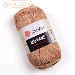 YARNART MAKRAMÉ, 2mm - Púder - 131