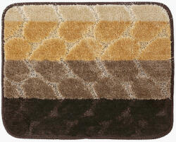 Goldea extra sűrűn szőtt fürdőszobai szőnyeg - bézs csíkok 50x40 cm 50 x 40 cm