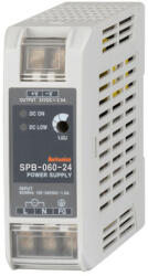 Autonics SPB-060-24 Autonics Tápegység sínre szerelhető, 24V DC, 100-240V AC, 60W, Műanyagházas IP20 (SPB-060-24)