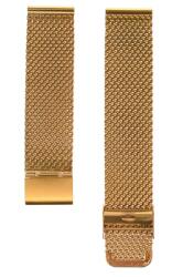 Curea de ceas din metal, 22 mm x 18 cm, auriu - 300X22G - ellegant