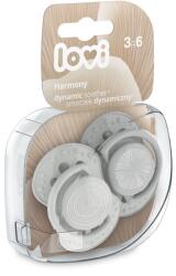LOVI Lovi, Harmony Boy, suzeta dinamica din silicon, 3-6 luni, 2 buc