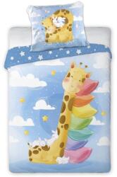 Faro Girafa, set lenjerie de pat single, 100x135 cm Lenjerii de pat bebelusi‎, patura bebelusi