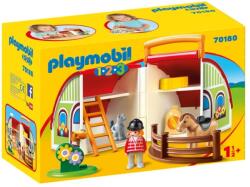 Playmobil Playmobil, 1.2. 3, Set mobil ferma de cai, 70180