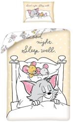 Halantex Tom & Jerry, set lenjerie de pat pentru bebelusi, 100x135 cm Lenjerii de pat bebelusi‎, patura bebelusi