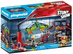 Playmobil Playmobil, Air Stuntshow, Cort reparatii auto, set de joaca, 70834