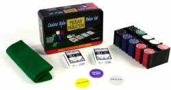 Garthen Set de poker - jetoane 200 buc într-o cutie de tablă (FP32530)
