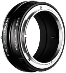 K&F Concept Canon FD Nikon Z adapter - Nikon Z-Canon FD átalakító, FD-NZ (KF06.366)