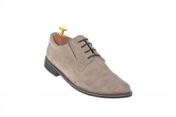 Rovi Design Oferta marimea 37 - Pantofi barbati, model casual-elegant din piele naturala intoarsa, gri - LPAVELGRI