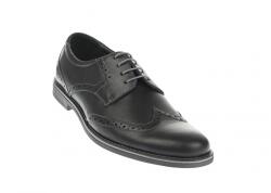Lucas Shoes Pantofi barbati casual din piele naturala box, negru - 500N