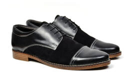 Rovi Design Marimea 45 Pantofi barbati casual - eleganti din piele naturala KLAUSS BLACK