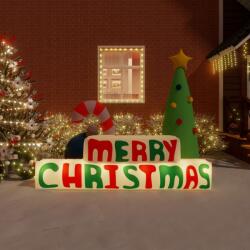 vidaXL felfújható Merry Christmas dekoráció LED-ekkel 197 cm (345296)