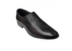 Lucianis Style Pantofi barbati eleganti, din piele naturala, Negru cu elastic - CIUCALETI SHOES - 891N - ciucaleti