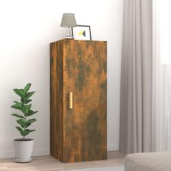 vidaXL füstös tölgy színű szerelt fa faliszekrény 34, 5 x 34 x 90 cm (817438) - vidaxl