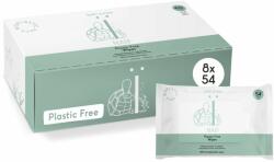 Naif Baby & Kids Plastic Free Wipes Șervețele umede pentru nou-nascuti si copii 8x54 buc