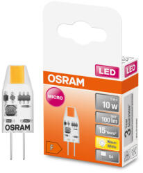 OSRAM Special Pin Micro G4 LED 1W 100lm 2700K - 10W izzó helyett (4058075523098)