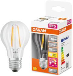 OSRAM Led Star+ A E27 LED 4W 470lm GlowDim 2200-2700K szabályozható - 40W izzó helyett (4058075435568)