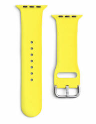 Apple Watch 4/5/6/7/8/SE/Ultra (42/44/45/49mm) Silicone APS óraszíj sárga