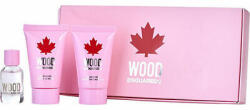 Dsquared2 Wood Pour Femme SET: edt 5ml + tusfürdő gél 25ml + Testápoló 25ml női parfüm