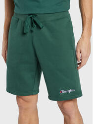 Champion Pantaloni scurți sport Small Embroidery Script 218295 Verde Regular Fit