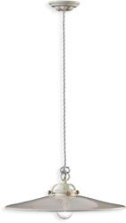 Ferroluce Lustra, lampa suspendata RETRO B&W FINISH 02 - SMALTO BIANCO C102 (8056772561029)