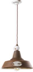 Ferroluce Sospensione Anticata D. 35 / Pendant D. 35 Retro Grunge Finish Vib - Vintage Bianco C1600 (8056772561357)